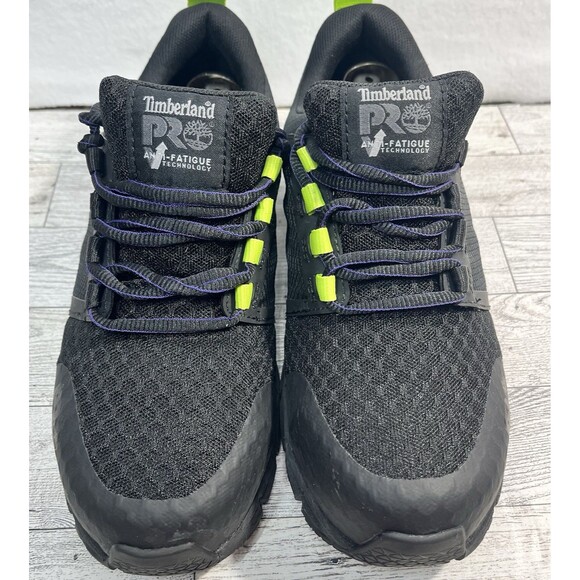 Timberland PRO 589 Radius Composite Toe Work Shoes Women's 7.5 Black/Purple EUC - Picture 4 of 11